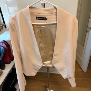Allegra K Women's Blazer in Cream
